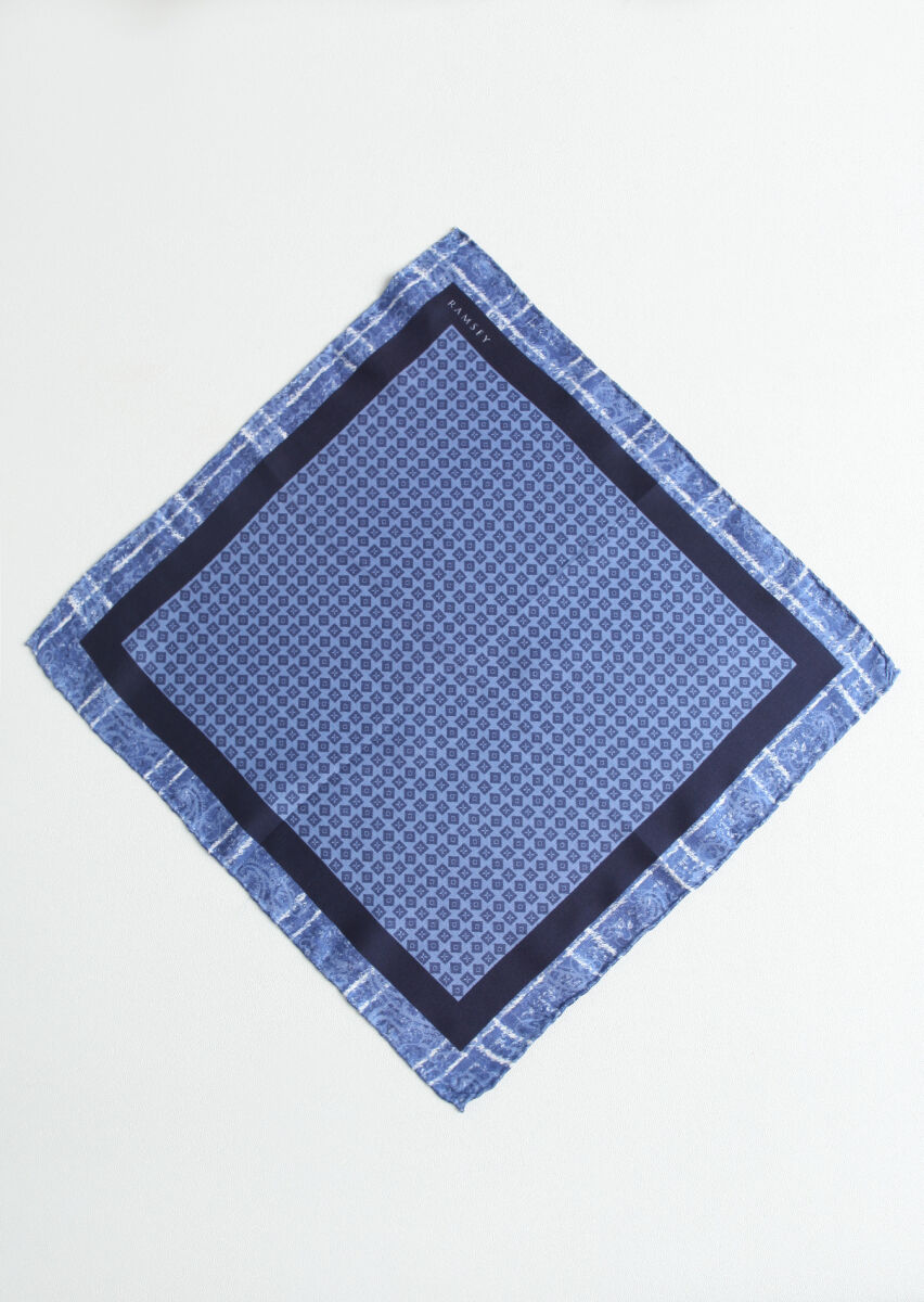 Navy Blue Handkerchief - 1