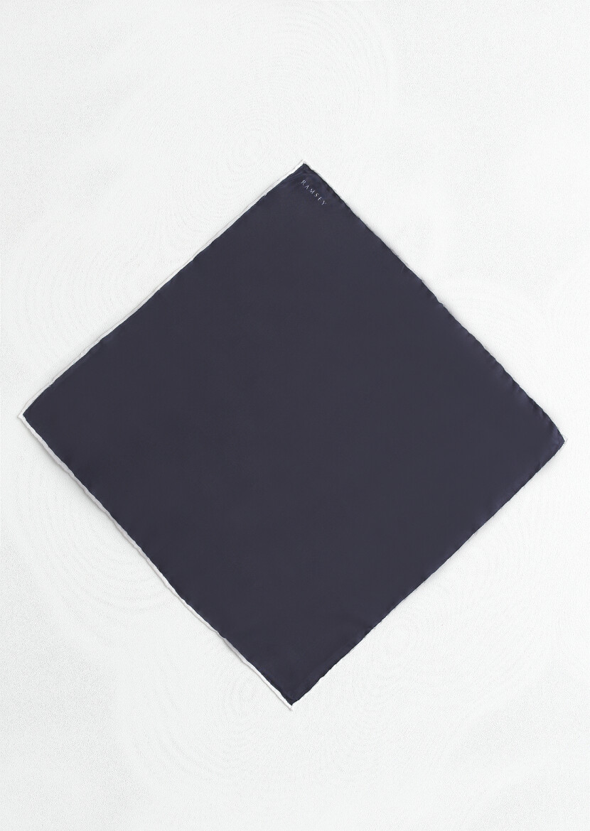 Navy Blue Handkerchief - RAMSEY