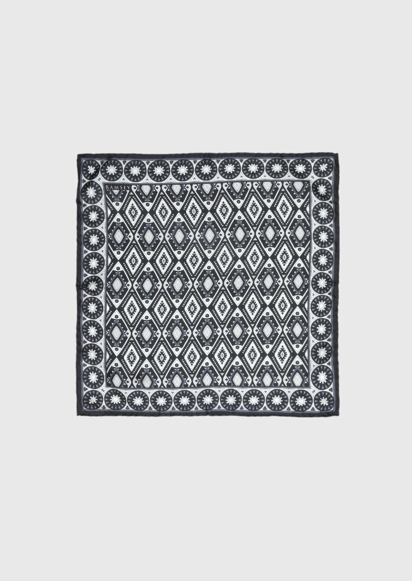 Navy Blue Handkerchief - 1