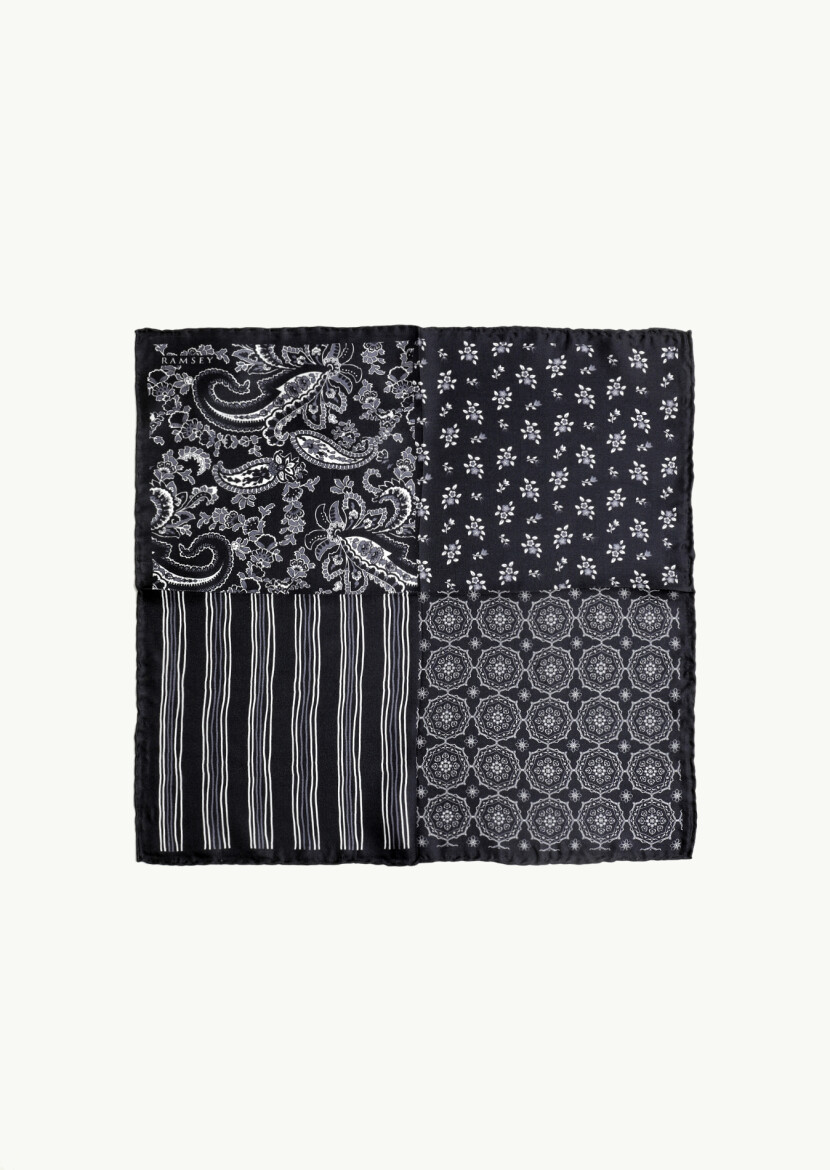 Navy Blue Handkerchief 