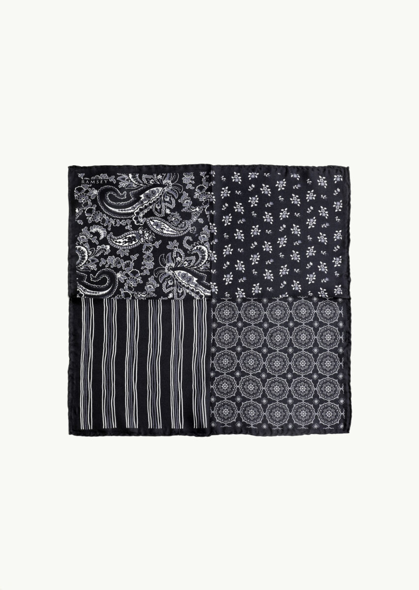 Navy Blue Handkerchief - 1