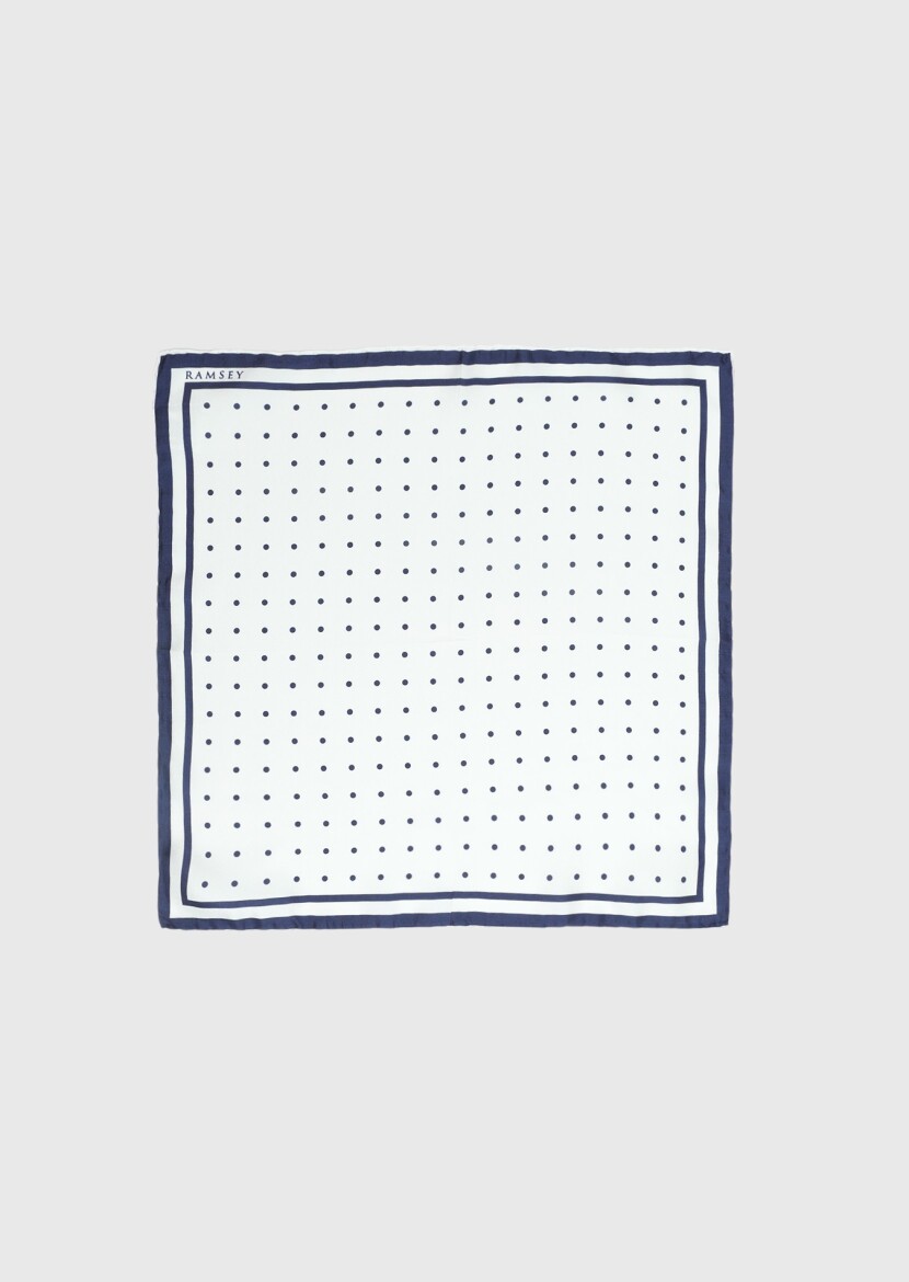Navy Blue Handkerchief 