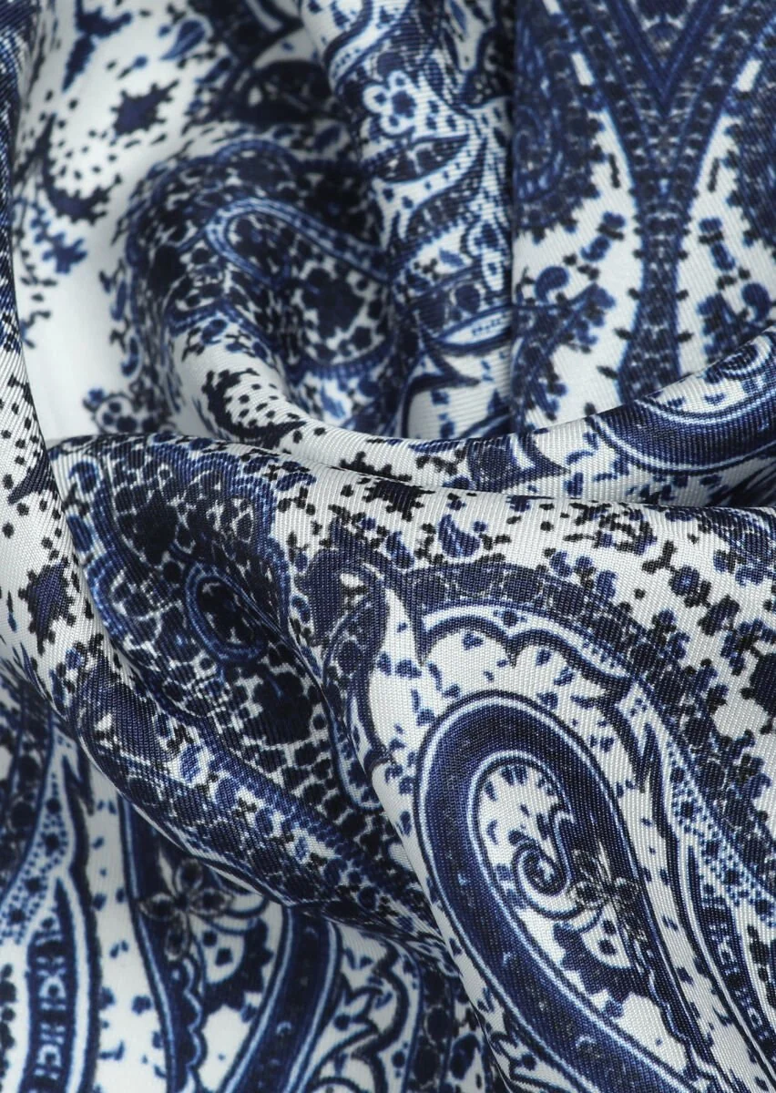 Navy Blue Handkerchief - 2