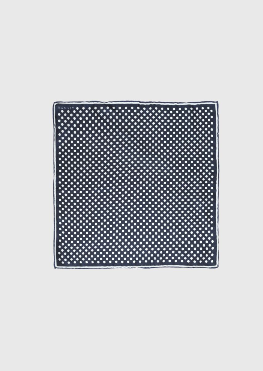 Navy Blue Handkerchief - 1