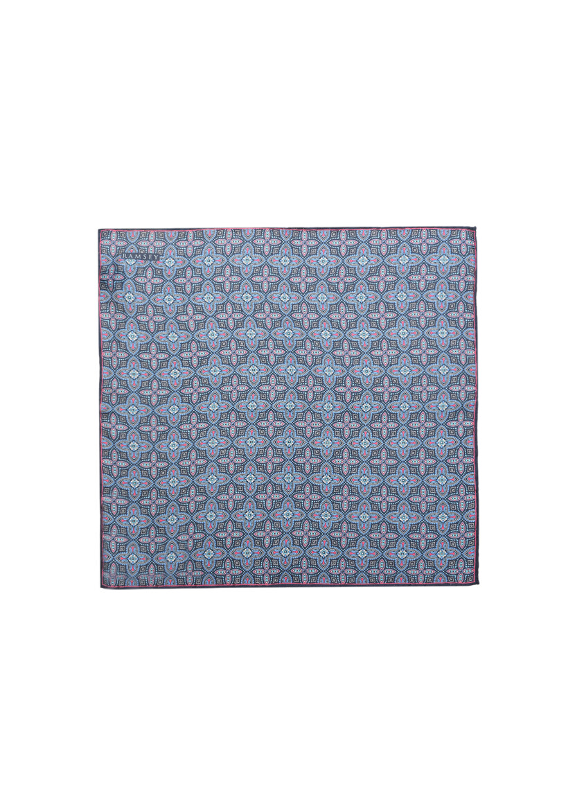 Navy Blue Handkerchief 