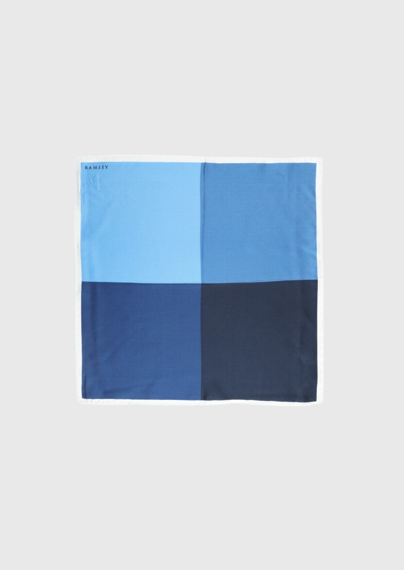 Navy Blue Handkerchief 