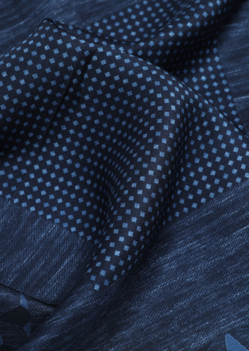 Navy Blue Handkerchief 