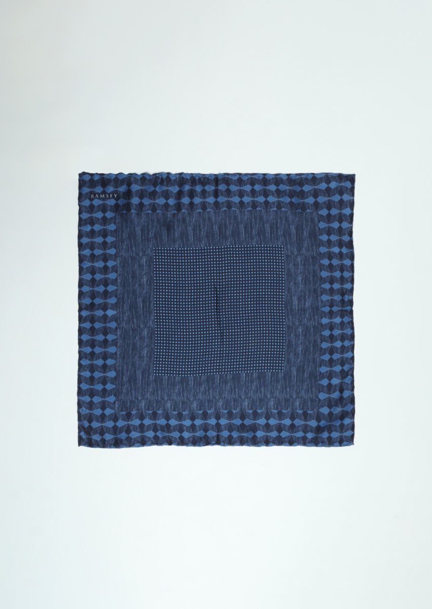 Navy Blue Handkerchief - 1