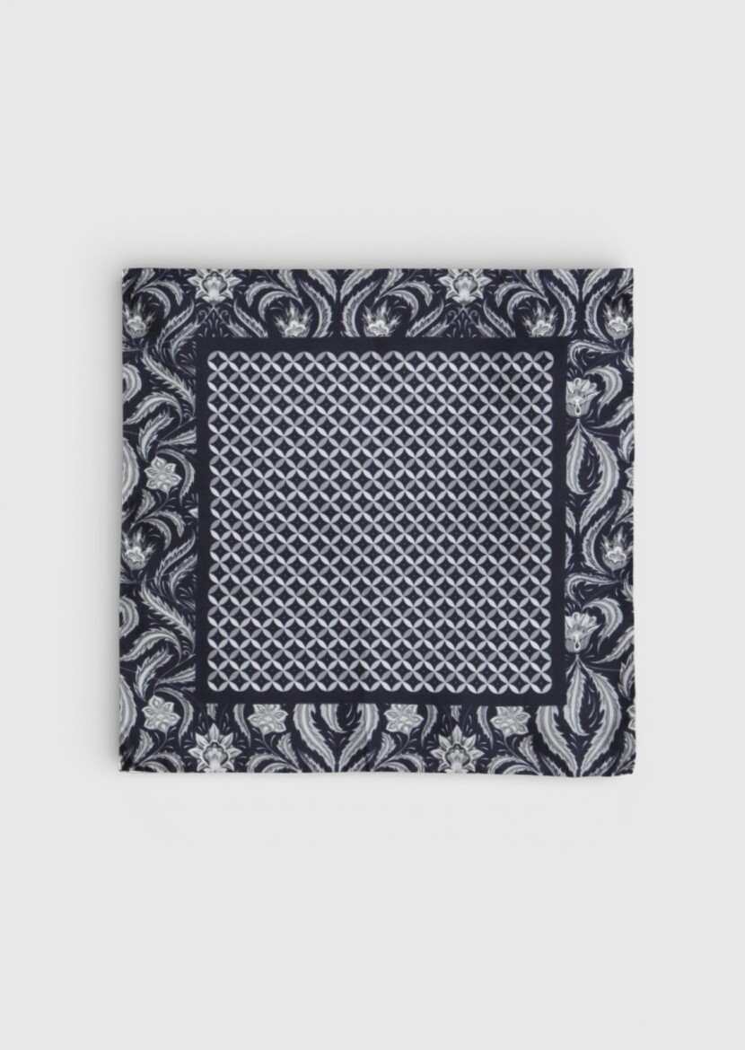 Navy Blue Handkerchief - RAMSEY