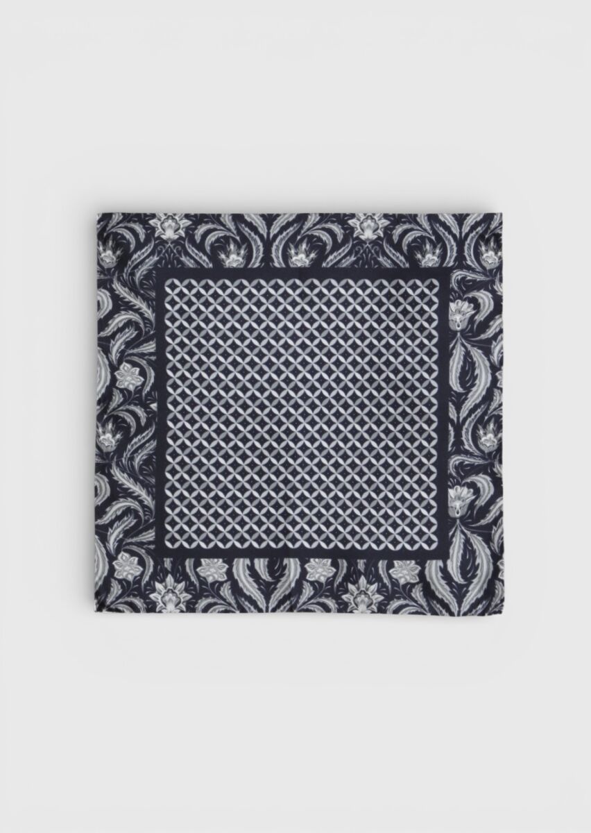 Navy Blue Handkerchief - 1