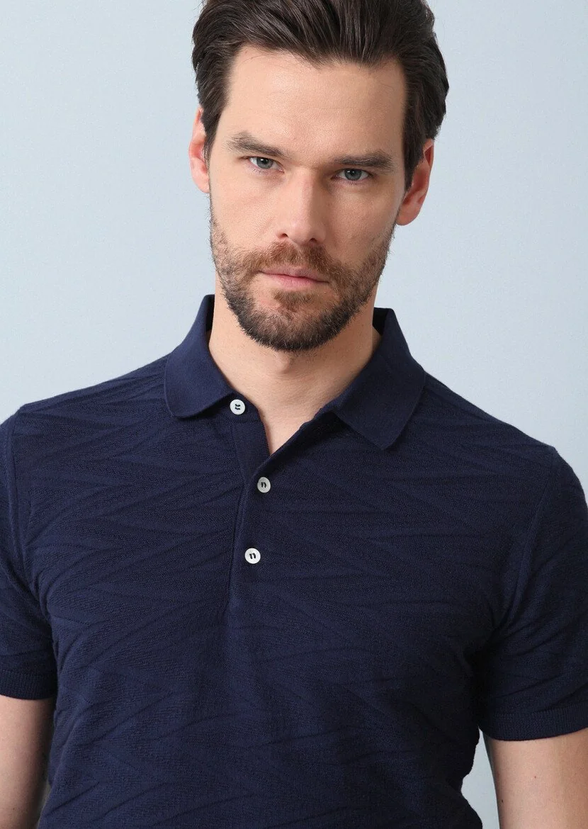 Navy Blue Knitwear - 1
