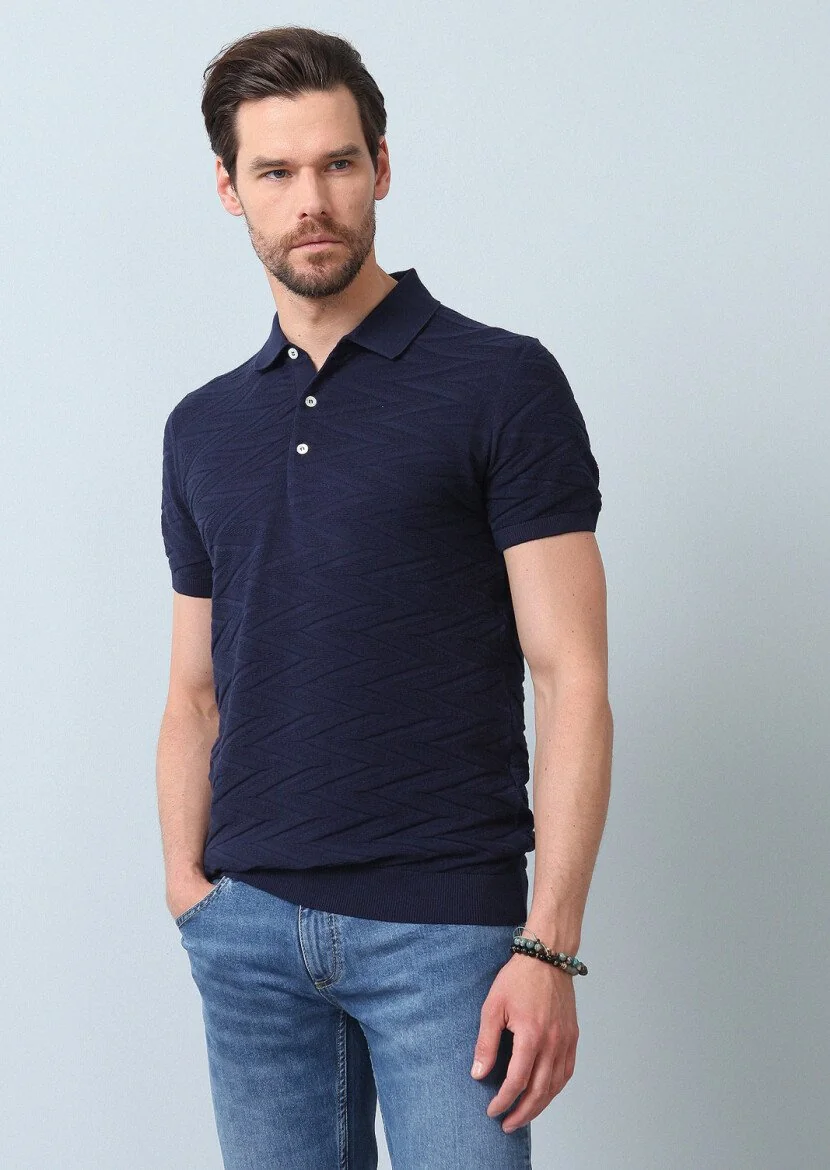 Navy Blue Knitwear 