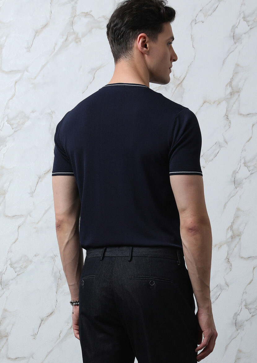 Navy Blue Knitwear - 5
