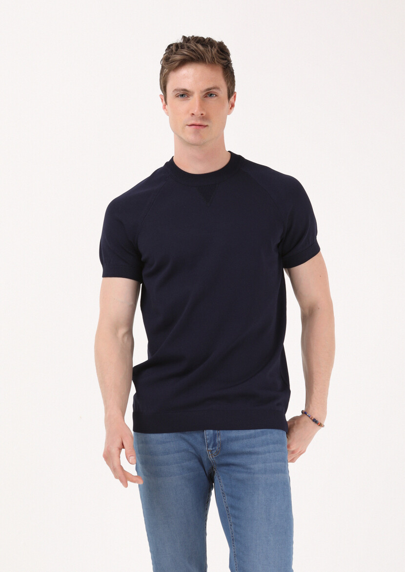 Navy Blue Knitwear - 3