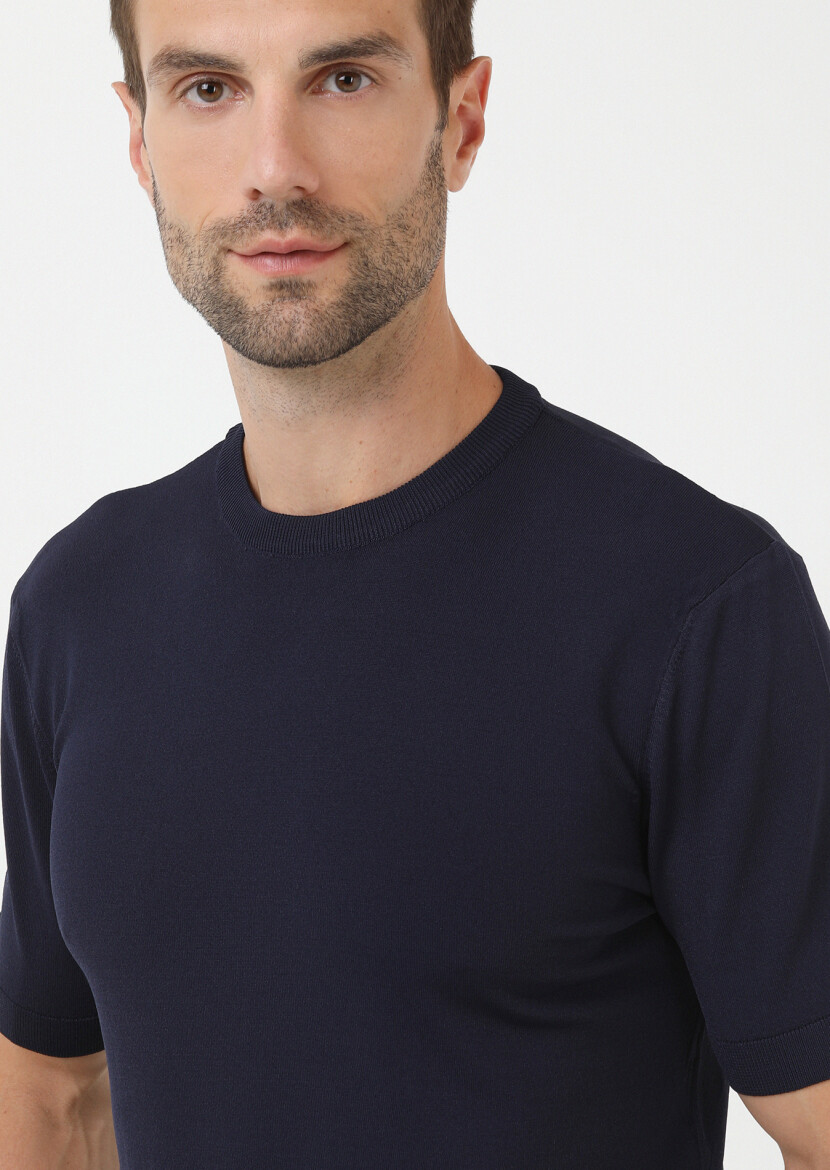 Navy Blue Knitwear - 3