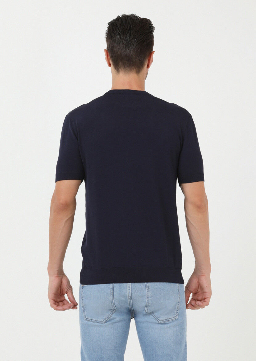 Navy Blue Knitwear - 4