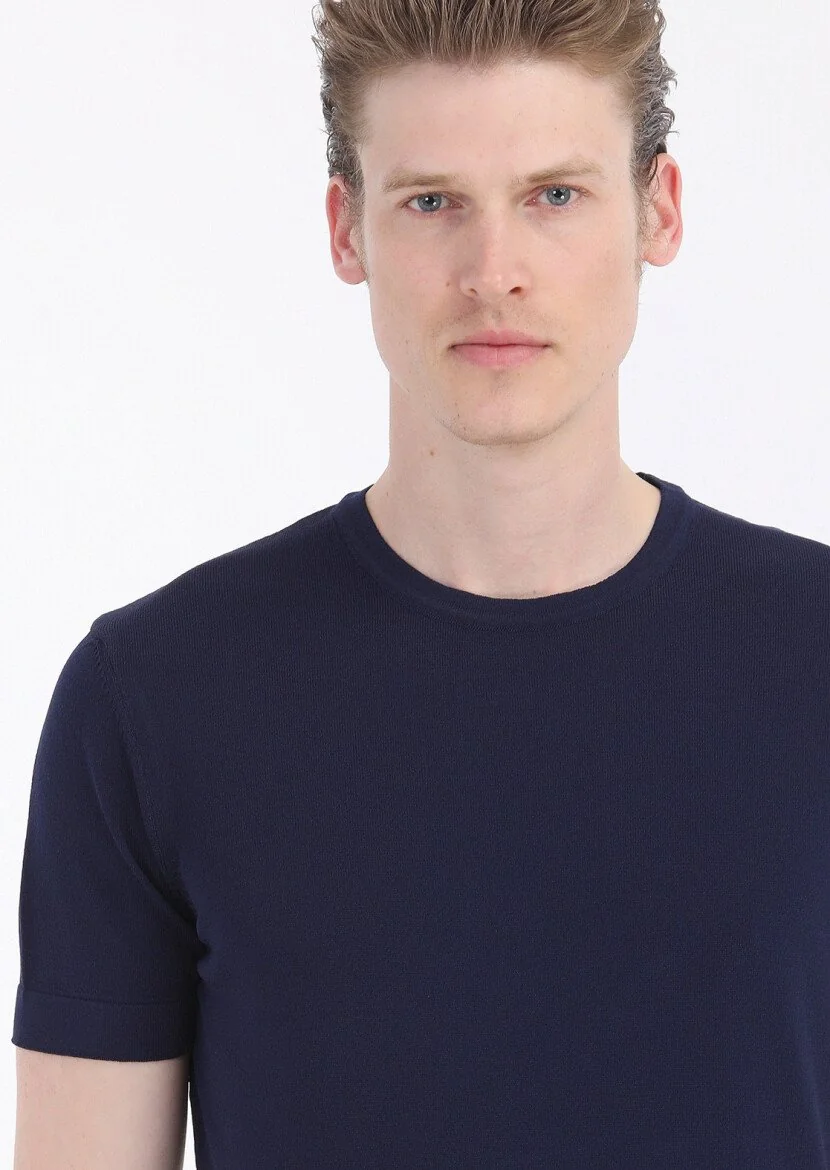 Navy Blue Knitwear 