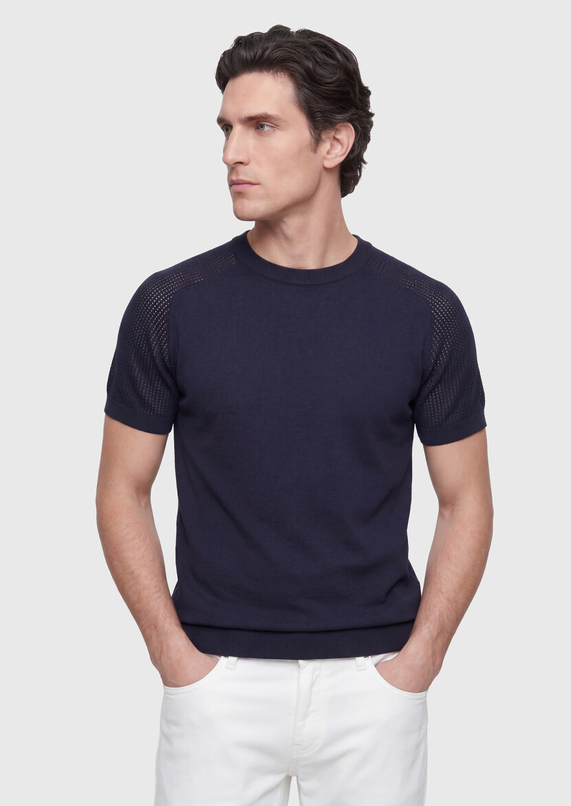 Navy Blue Knitwear - 3