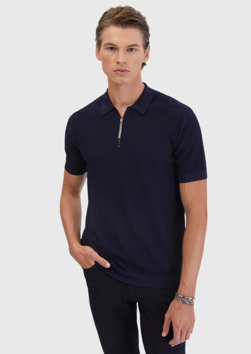 Navy Blue Knitwear - RAMSEY