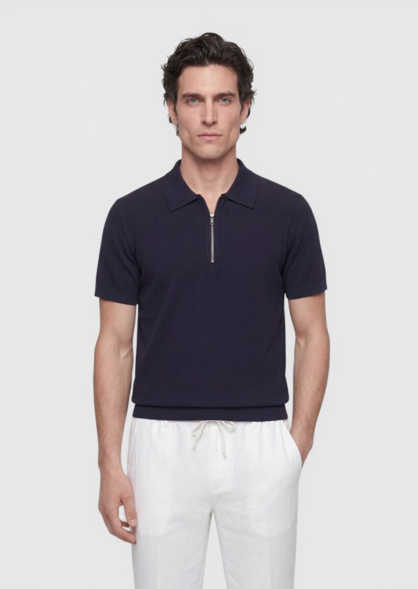 Navy Blue Knitwear - 2