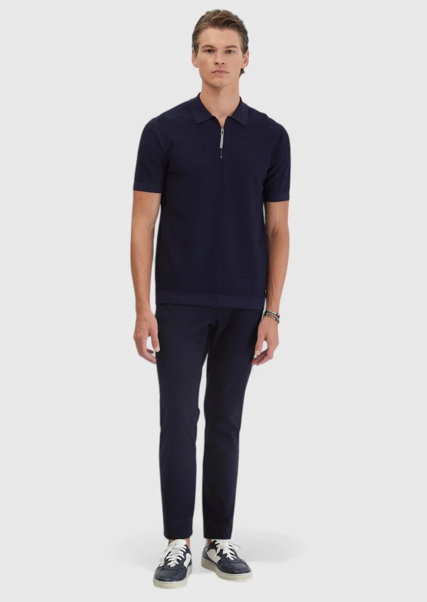 Navy Blue Knitwear 