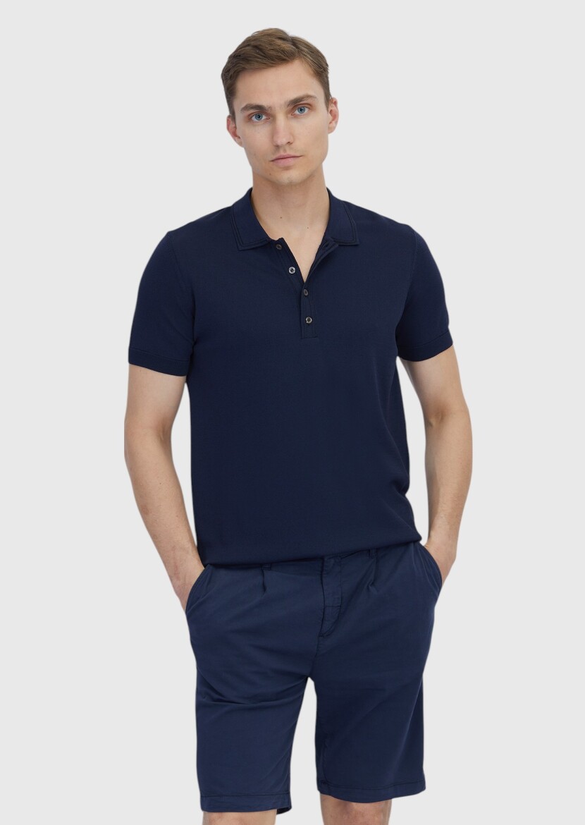 Navy Blue Knitwear - 1