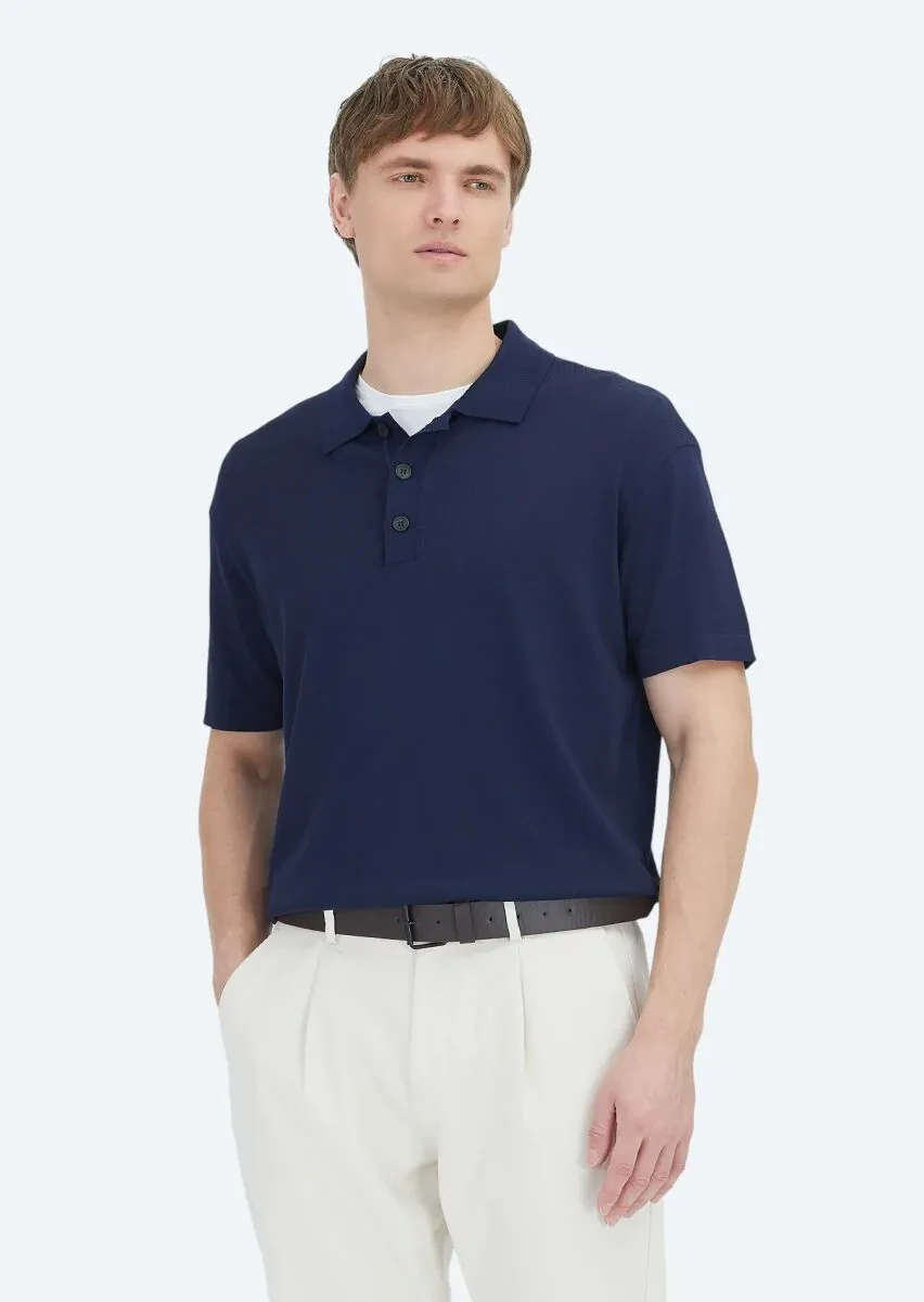 Navy Blue Knitwear - 1