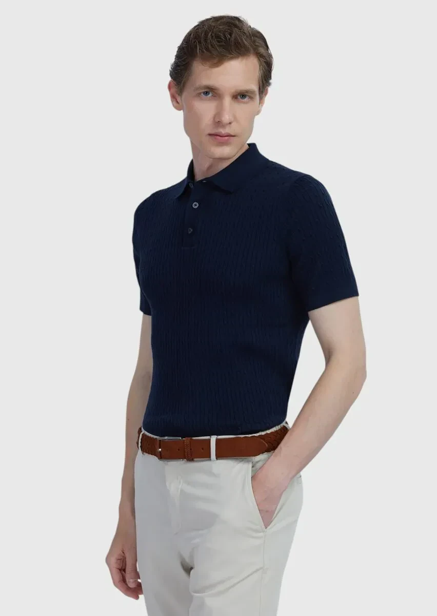 Navy Blue Knitwear - 3