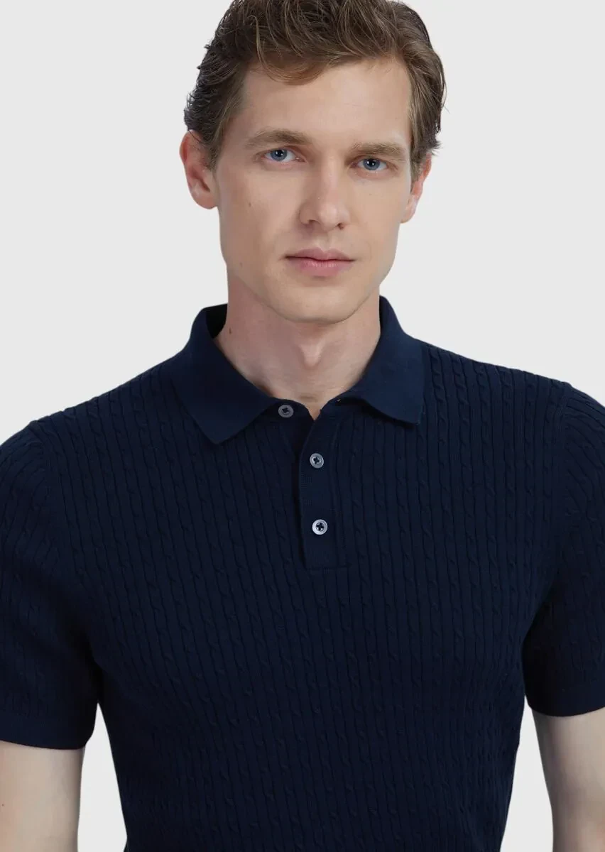 Navy Blue Knitwear - 4