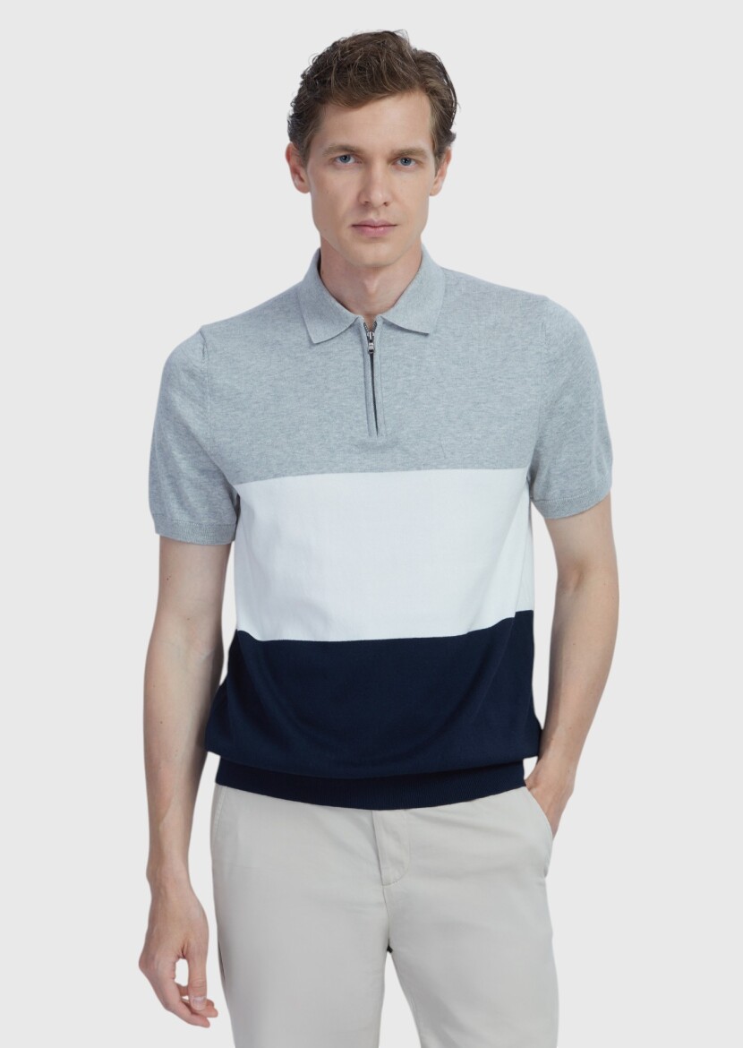 Navy Blue Knitwear - RAMSEY