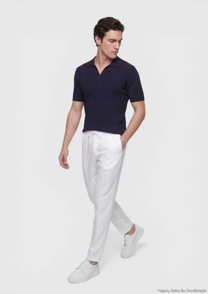 Navy Blue Knitwear - RAMSEY