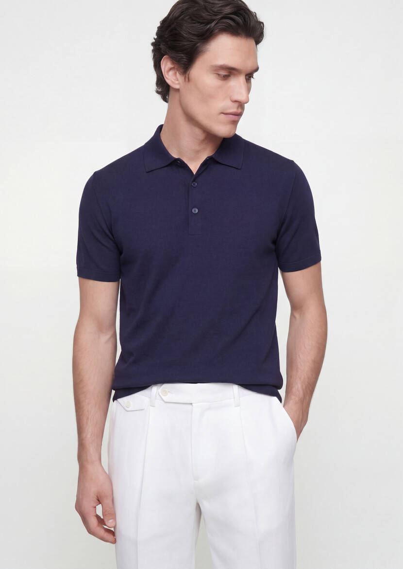 Navy Blue Knitwear - RAMSEY