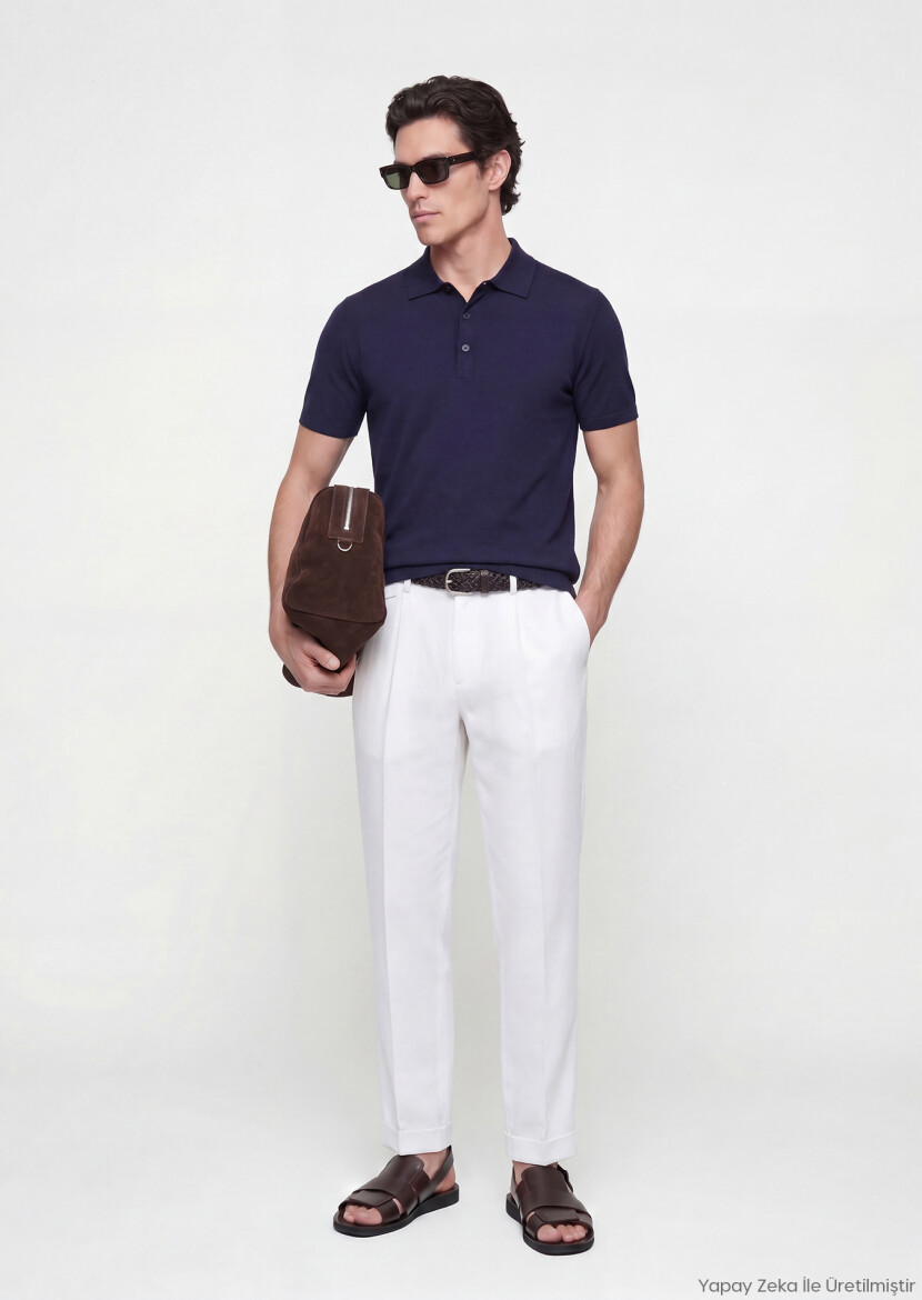 Navy Blue Knitwear - RAMSEY