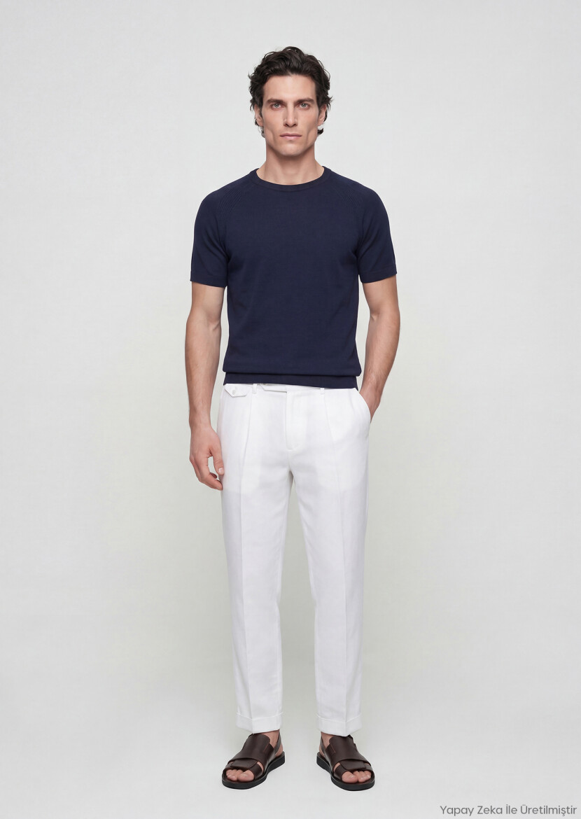 Navy Blue Knitwear - RAMSEY