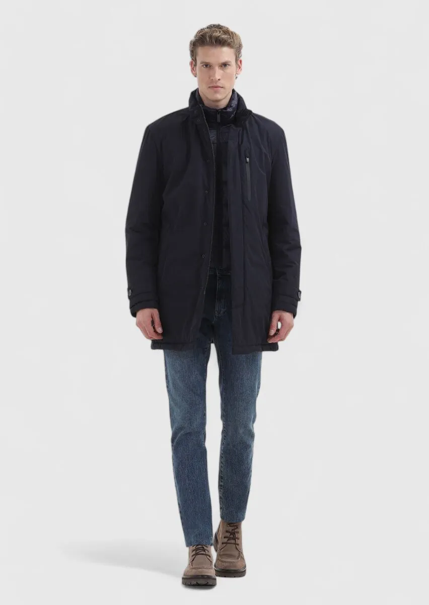 Navy Blue Knitwear Sweatshirt - 3