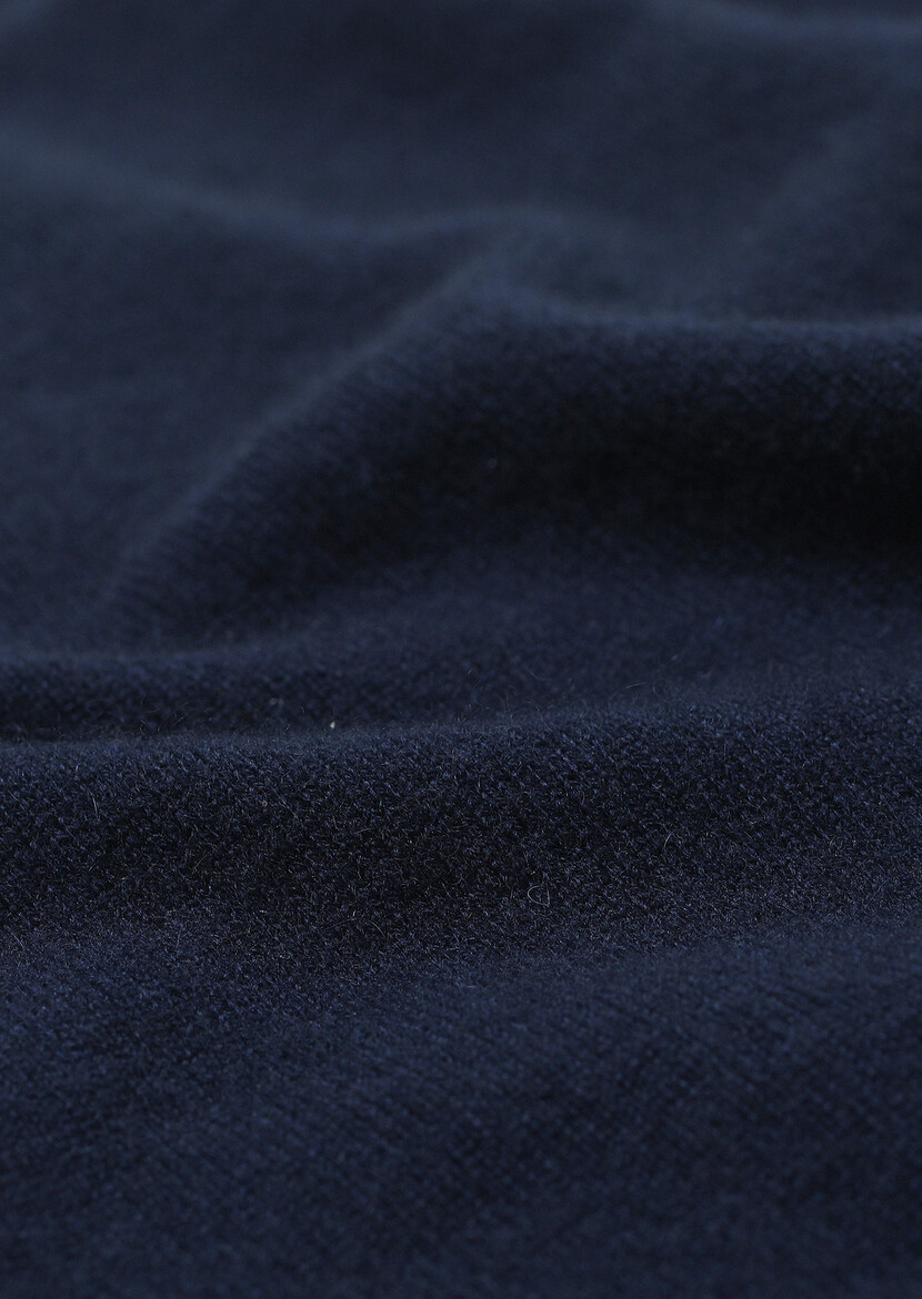 Navy Blue Knitwear Sweatshirt - 9