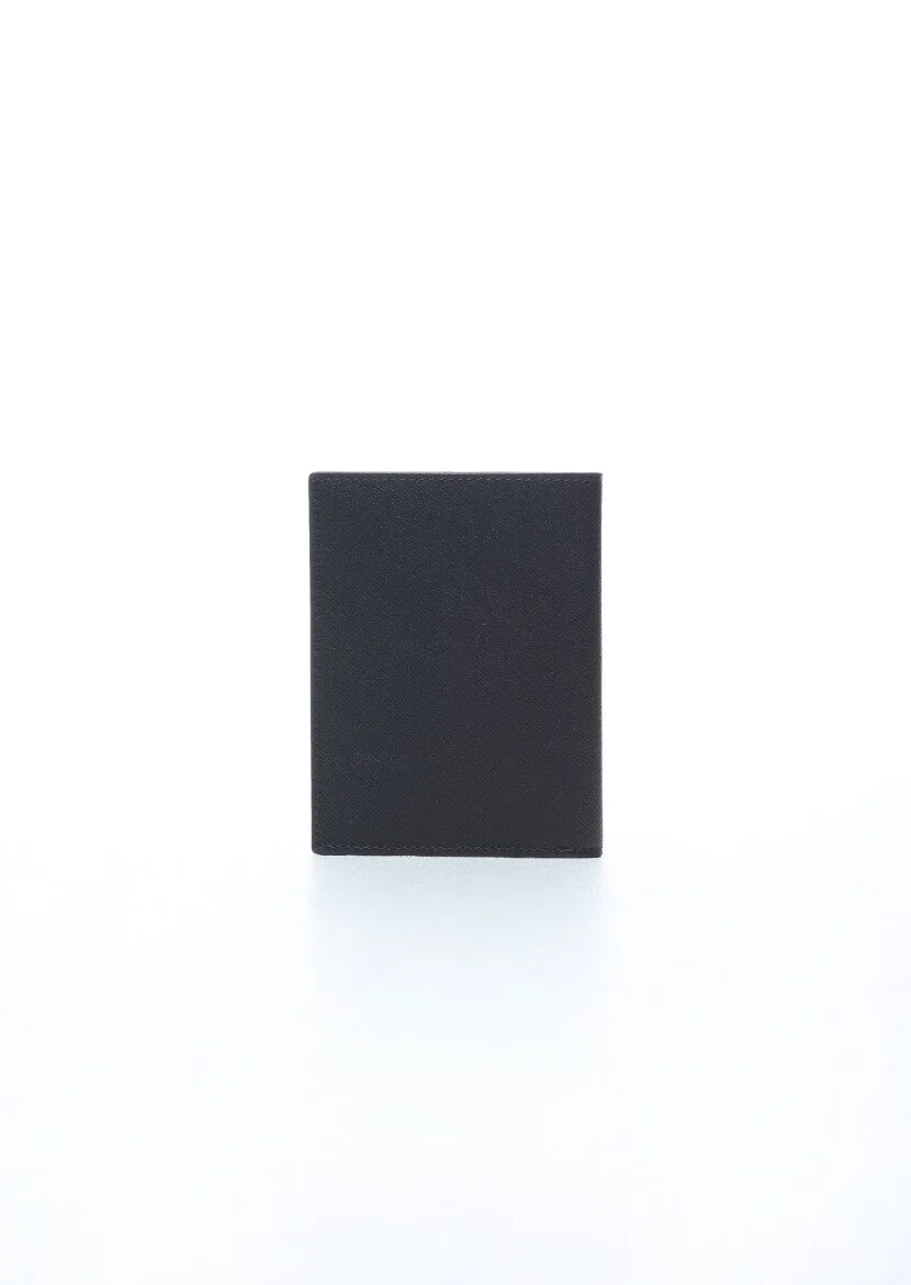 Navy Blue Leather Wallet - 2