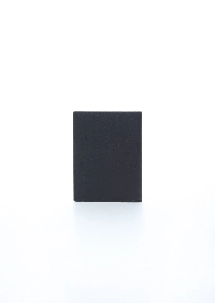 Navy Blue Leather Wallet - 2