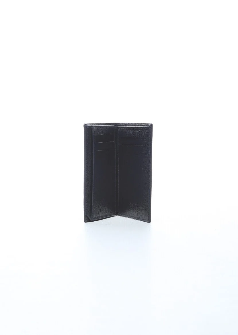 Navy Blue Leather Wallet - 3