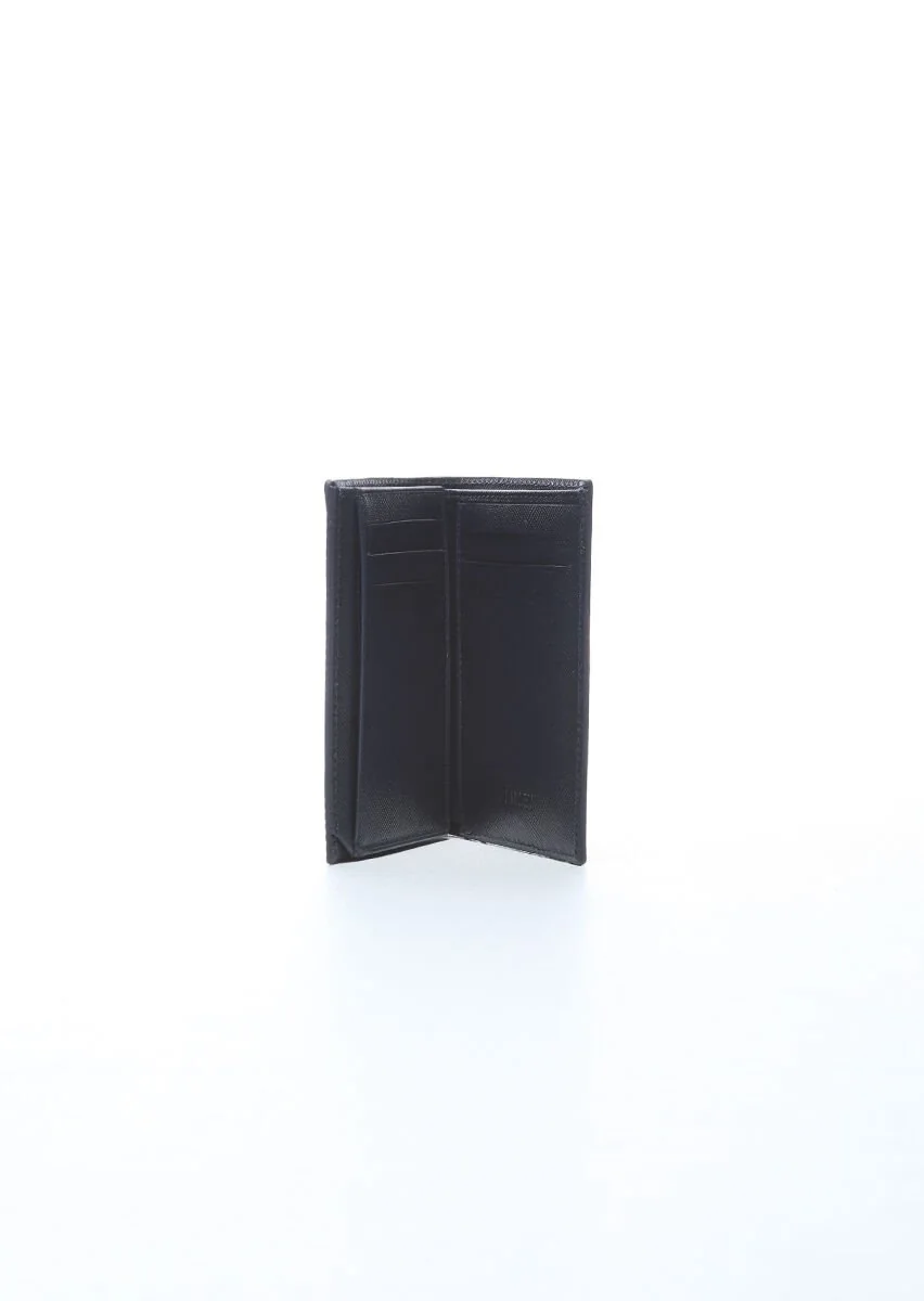 Navy Blue Leather Wallet - 3