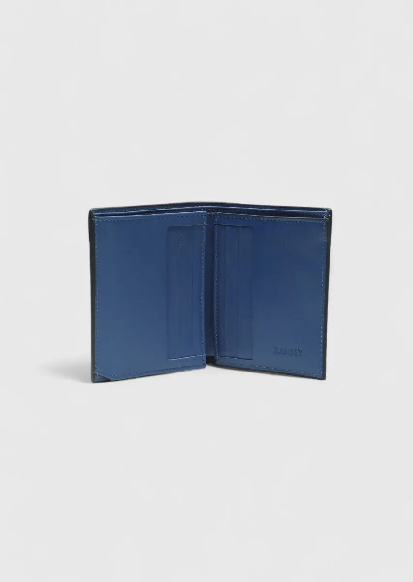 Navy Blue Leather Wallet - 3