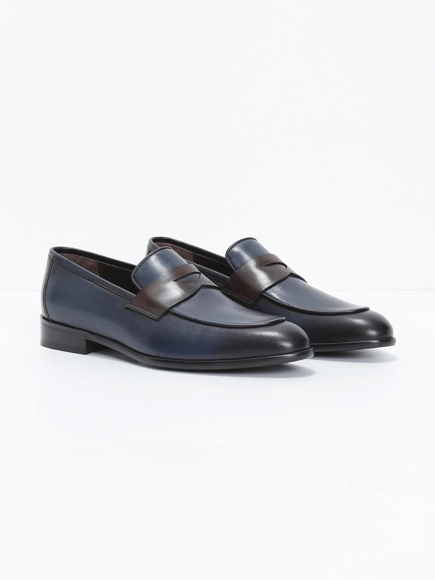 Navy Blue Loafer 