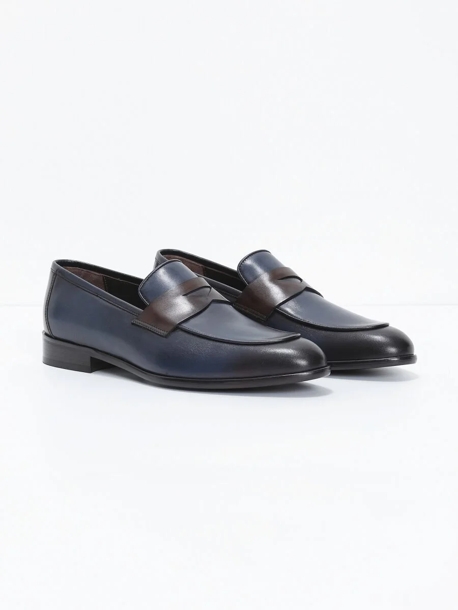 Navy Blue Loafer - 2