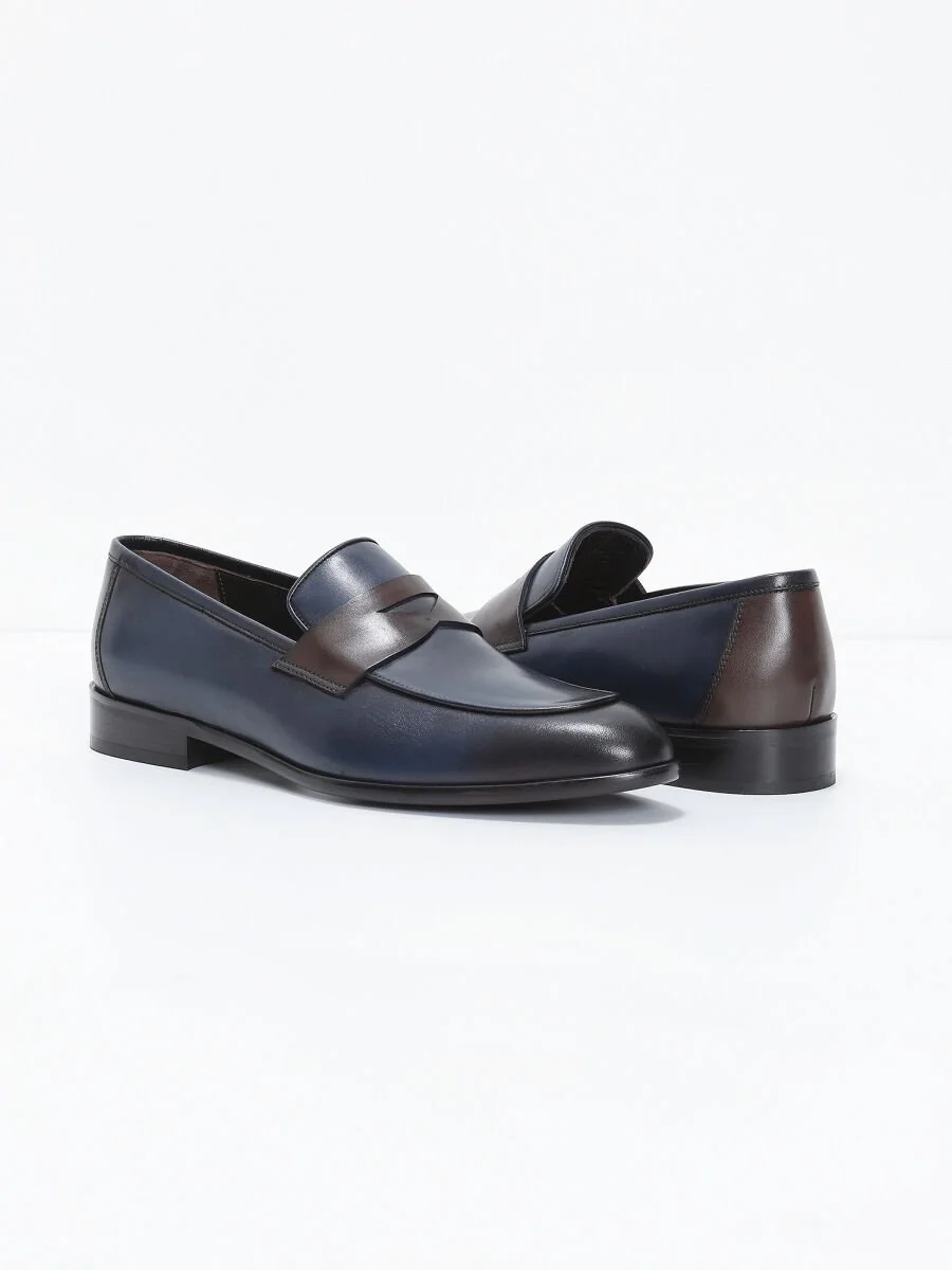 Navy Blue Loafer - 3