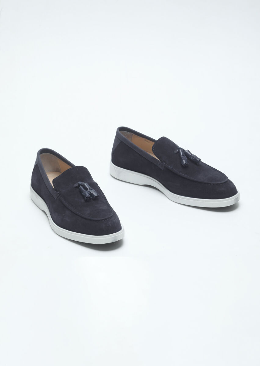 Navy Blue Loafer - 3