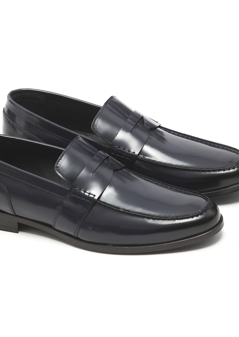 Navy Blue Loafer - 3