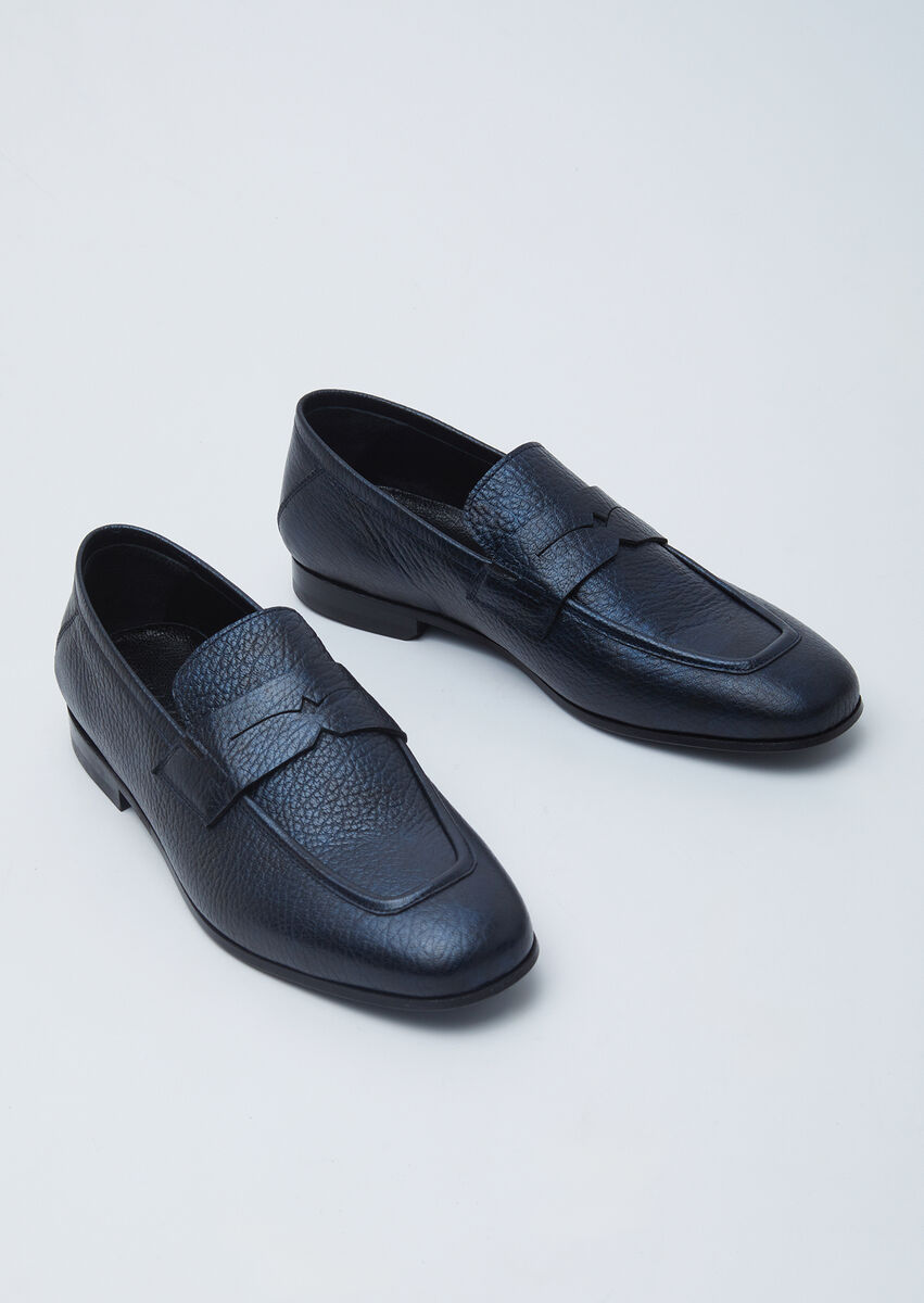 Navy Blue Loafer - 3