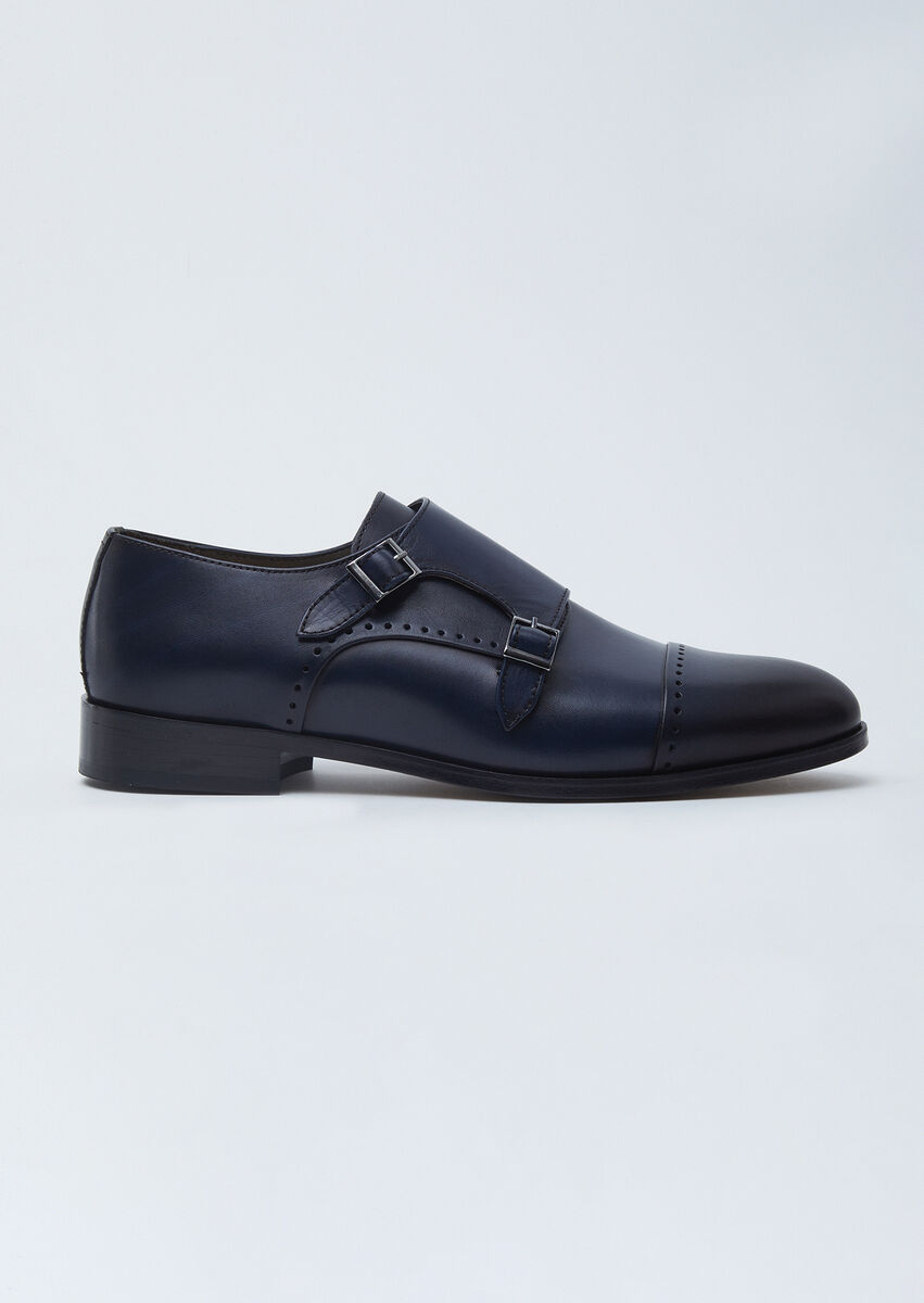 Navy Blue Loafer - 1