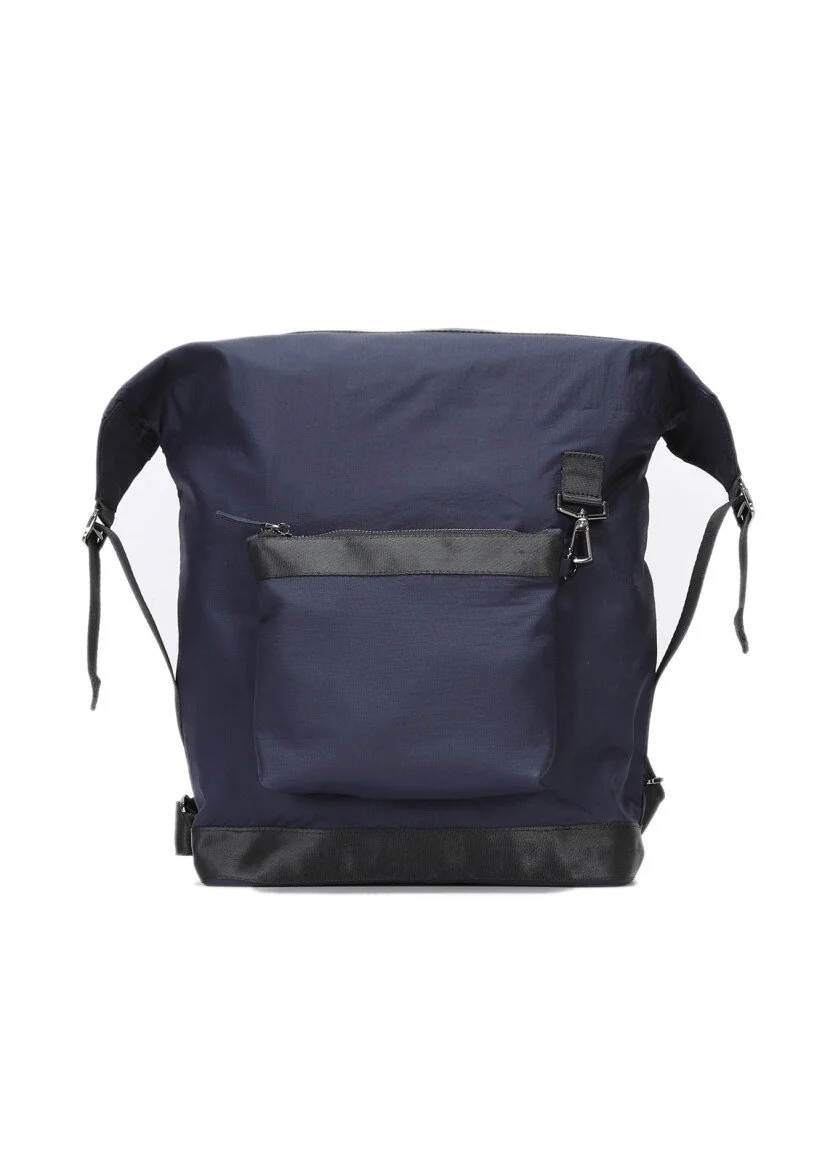 Navy Blue Material Bag - 1