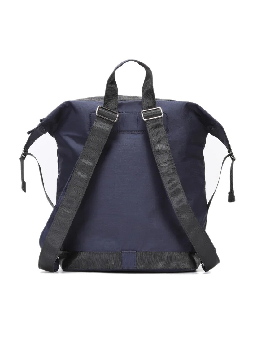 Navy Blue Material Bag - 4